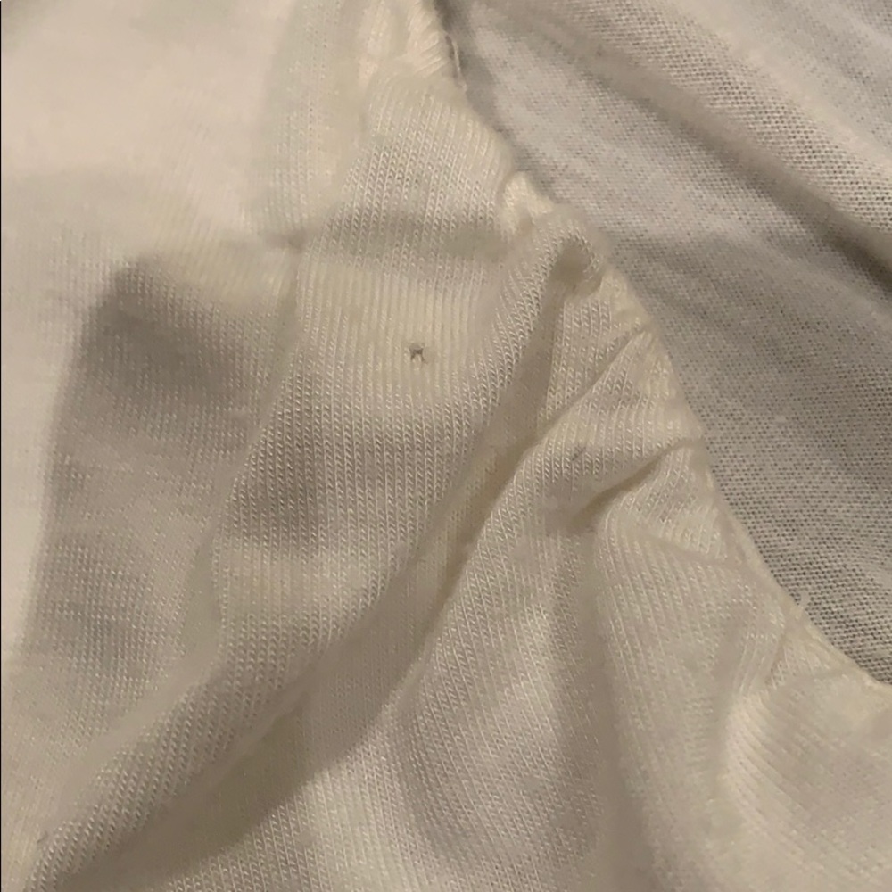Express Ruched Top in Creamy White Jersey XS - Picture 6 of 6